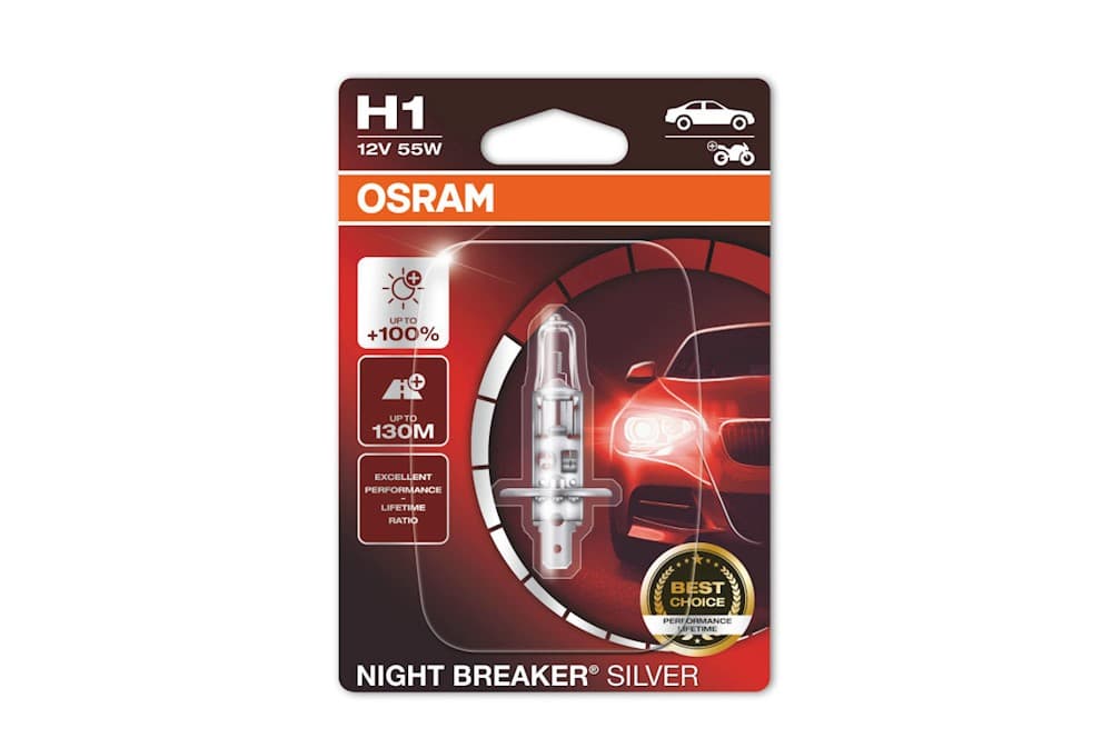 Night Breaker® Silver H1 Single Blister-3